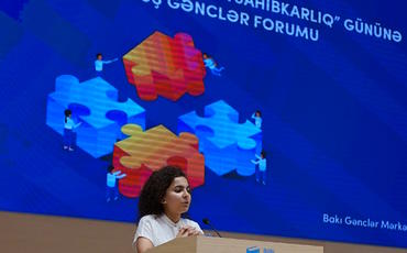 Sahibkarlıq fəaliyyəti ilə məşğul olan gənclər öz təcrübələrini bölüşüblər