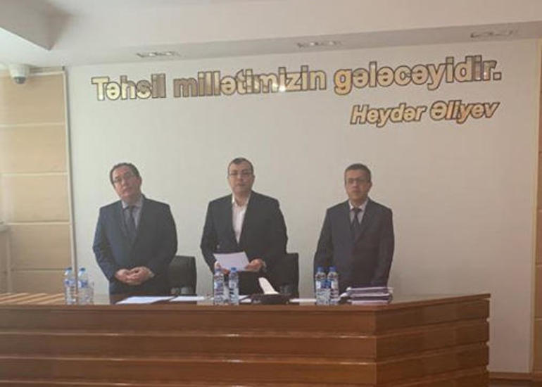 Nazir Sahil Babayev BDU-da magistr dissertasiyalarının müdafiəsində iştirak edib