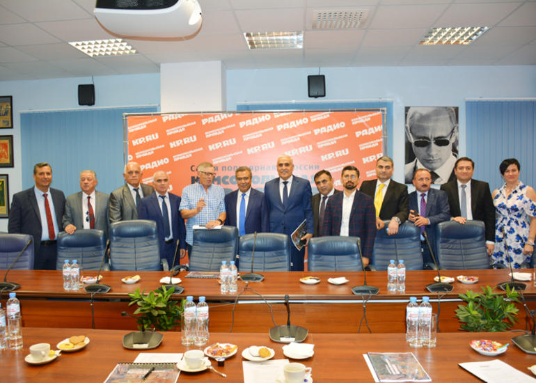 Azərbaycan KİV rəhbərləriRusiya Xarici İşlər Nazirliyində olublar