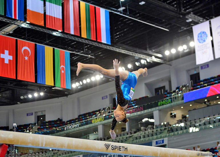 "EYOF Bakı 2019": Milli Gimnastika Arenasında idman gimnastikası üzrə yarışların 2-ci günü davam edir