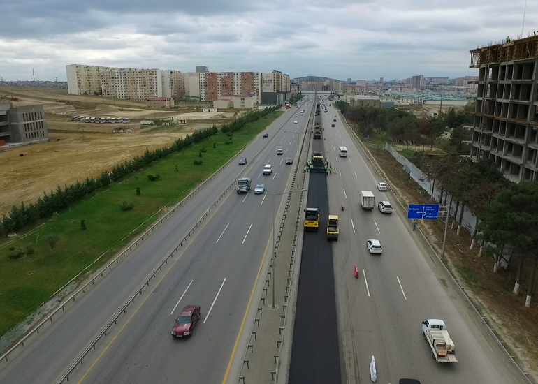 Bakı-Quba-Rusiya avtomobil yolu yenidən qurulur