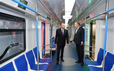 Prezident İlham Əliyev Bakı Metropoliteninin “Xətai” stansiyasında görülən işlərlə tanış olub