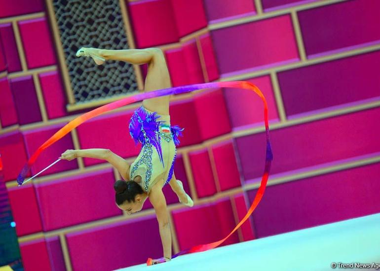 Bədii gimnastika üzrə 37-ci dünya çempionatında yarış həyəcanı