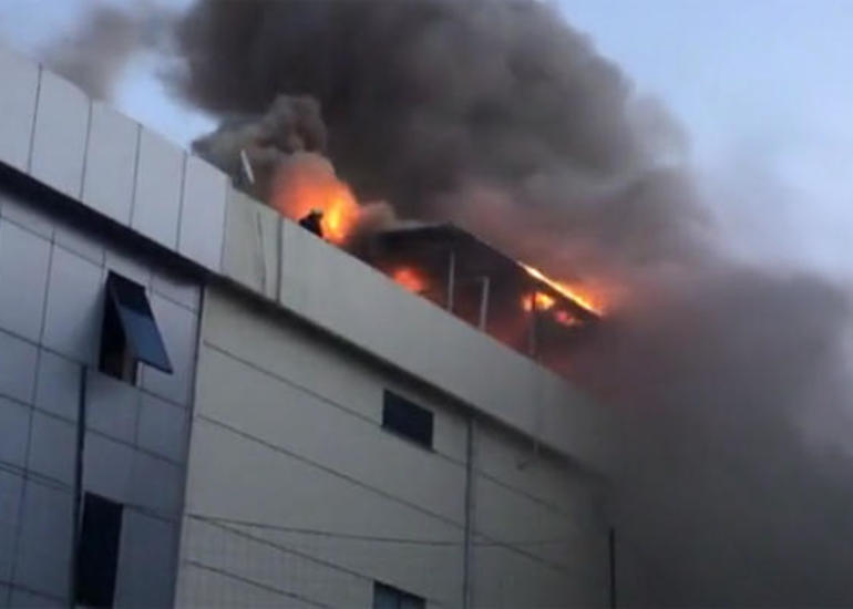 SON DƏQİQƏ! Ankarada fabrik yanır