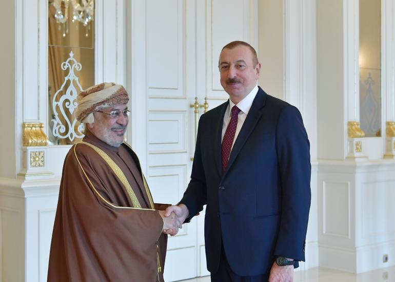 Prezident İlham Əliyev Omanın Dövlət Şurası sədrinin başçılıq etdiyi nümayəndə heyətini qəbul edib