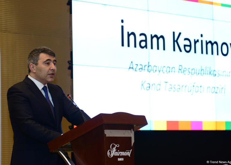 İnam Kərimov: Gələn ildən subsidiyalar elektron formada veriləcək