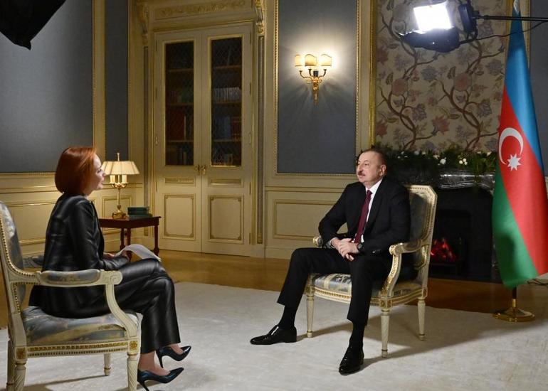Bu gün Prezident İlham Əliyevin “Rossiya-24” televiziya kanalına müsahibəsi yayımlanacaq