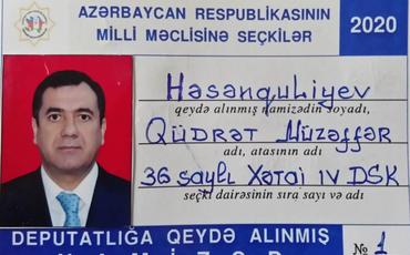 BAXCP sədrinin deputatlığa namizədliyi qeydə alınıb