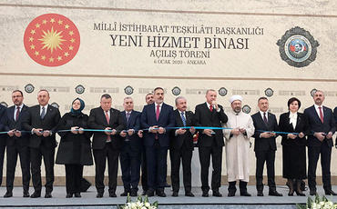 Əli Nağıyev və Orxan Sultanov Türkiyə MİT-in yeni binasının açılışında iştirak ediblər