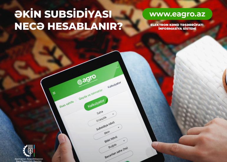 Əkin subsidiyasının məbləğinin müəyyənləşdirilməsi proseduru açıqlanıb