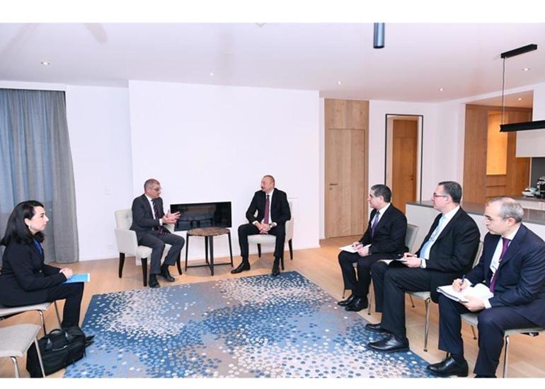Azərbaycan Prezidenti “Procter and Gamble Europe” şirkətinin prezidenti ilə görüşüb