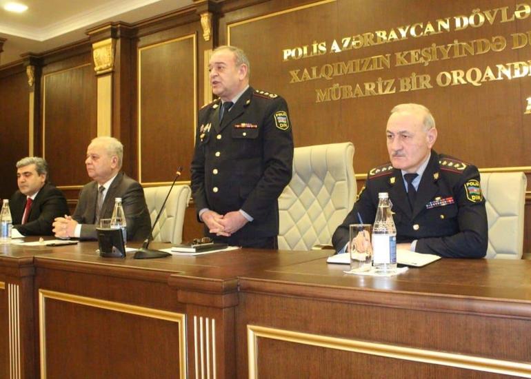 Parlament seçkiləri ilə bağlı polis əməkdaşlarına seminar keçirilib