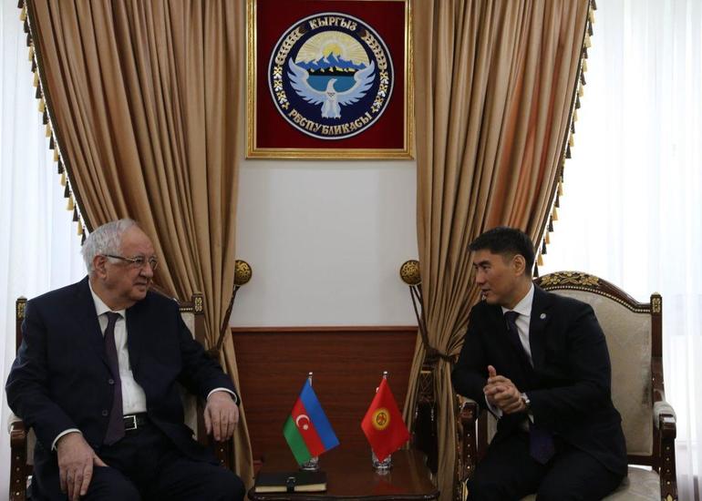Azərbaycan ilə Qırğızıstan arasında inkişaf perspektivləri müzakirə olunub