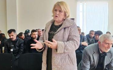 Azər Kərimli seçiciləri ilə bir arada