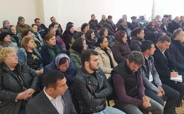 Azər Kərimli seçiciləri ilə bir arada