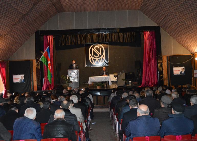 Qüdrət Həsənquliyev seçicilərlə növbəti görüşünü keçirib