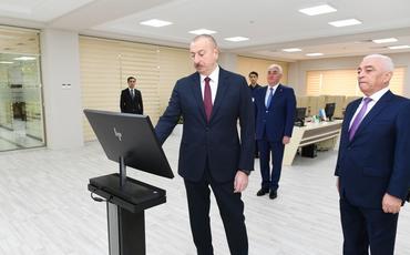 Prezident İlham Əliyev "Azərenerji" ASC-nin "Dübəndi" yarımstansiyanın açılışında iştirak edib
