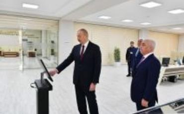 Prezident İlham Əliyev "Azərenerji" ASC-nin "Dübəndi" yarımstansiyanın açılışında iştirak edib