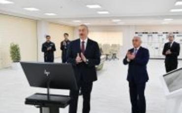 Prezident İlham Əliyev "Azərenerji" ASC-nin "Dübəndi" yarımstansiyanın açılışında iştirak edib