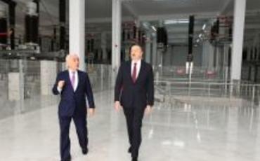 Prezident İlham Əliyev "Azərenerji" ASC-nin "Dübəndi" yarımstansiyanın açılışında iştirak edib