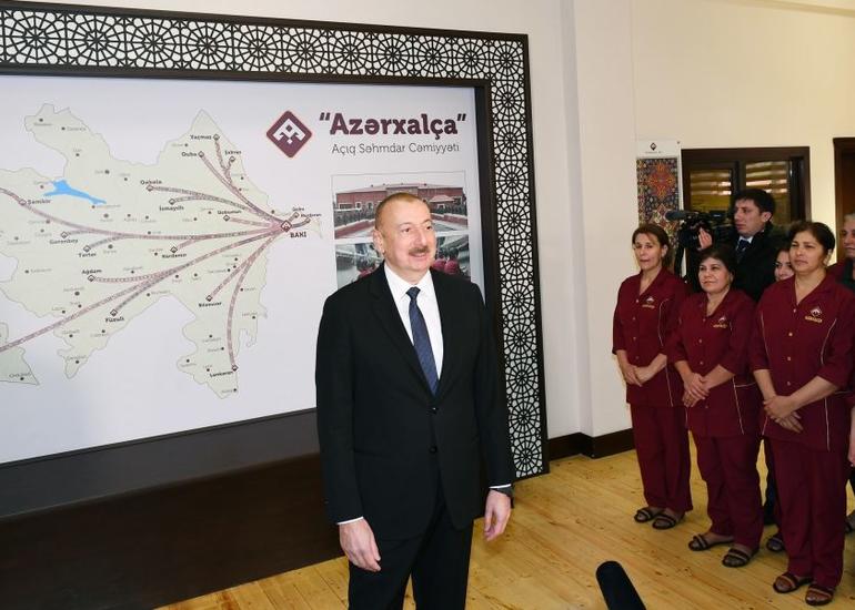Prezident İlham Əliyev: Azərbaycan xalçalarına dünyada çox böyük tələbat var