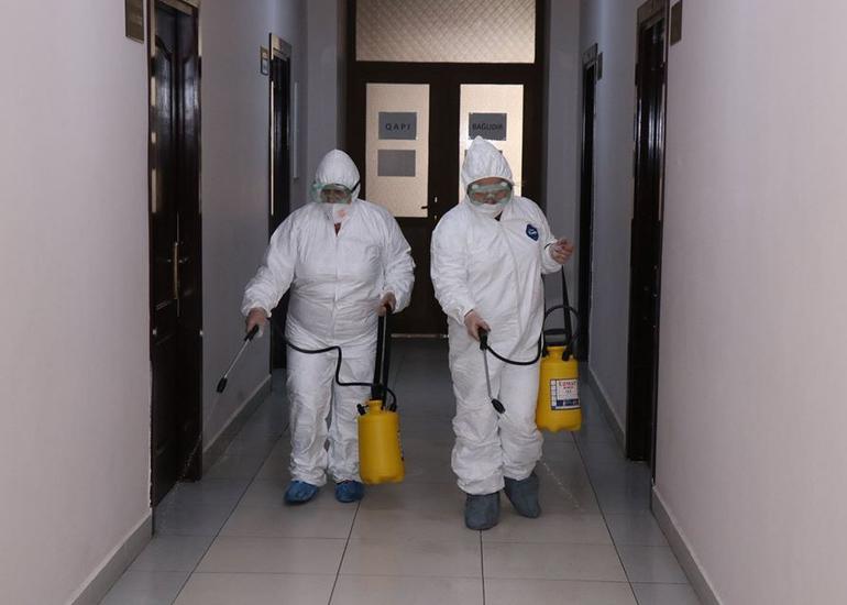 Dövlət Dəniz Agentliyi dezinfeksiya edilib