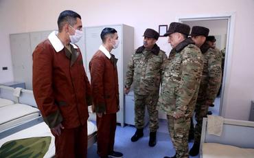 Zakir Həsənov və Məhərrəm Əliyev ön xətdə