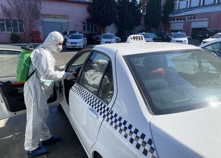 3000-dən artıq taksi dezinfeksiya edildi - BNA