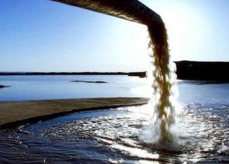 Xəzərə axıdılan tullantı sularında çikləndirici maddələrin miqdarı normadan artıq oldu