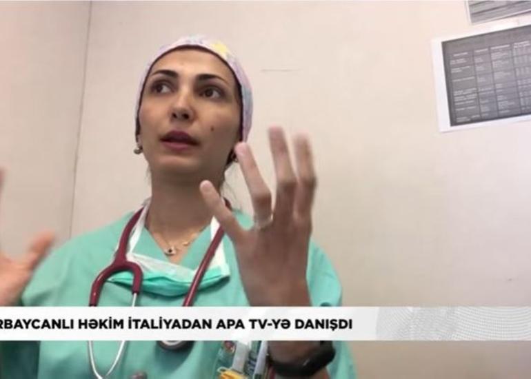 İtaliyada işləyən həkimimiz: “Ölənləri yerləşdirməyə yerlər yoxdur” - VİDEO