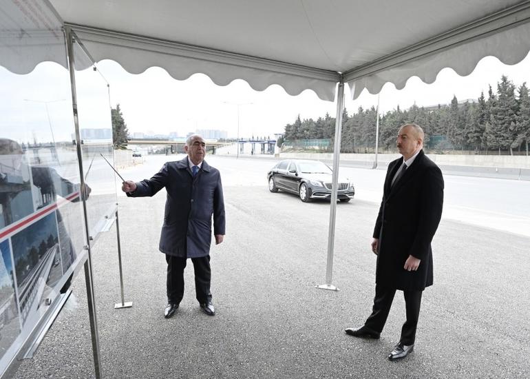 Prezident İlham Əliyev: Bakı-Sumqayıt yolu və bütün qovşaqlar iki aya, maksimum üç ay ərzində istifadəyə verilməlidir