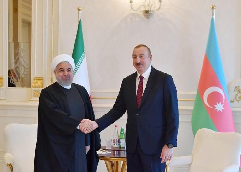 İran İslam Respublikasının Prezidenti Həsən Ruhani Azərbaycan Prezidenti İlham Əliyevə telefonla zəng edib