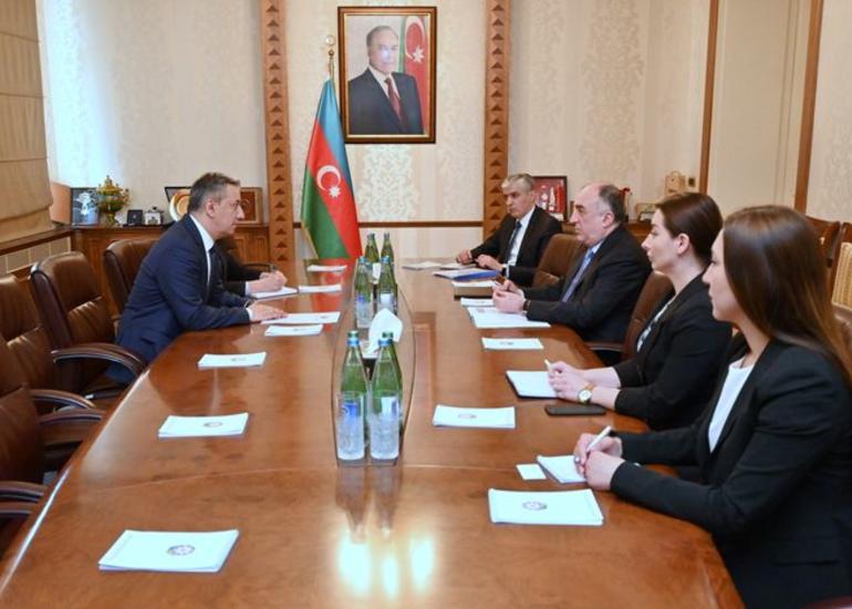 Elmar Məmmədyarov Özbəkistanın yeni səfirini qəbul edib