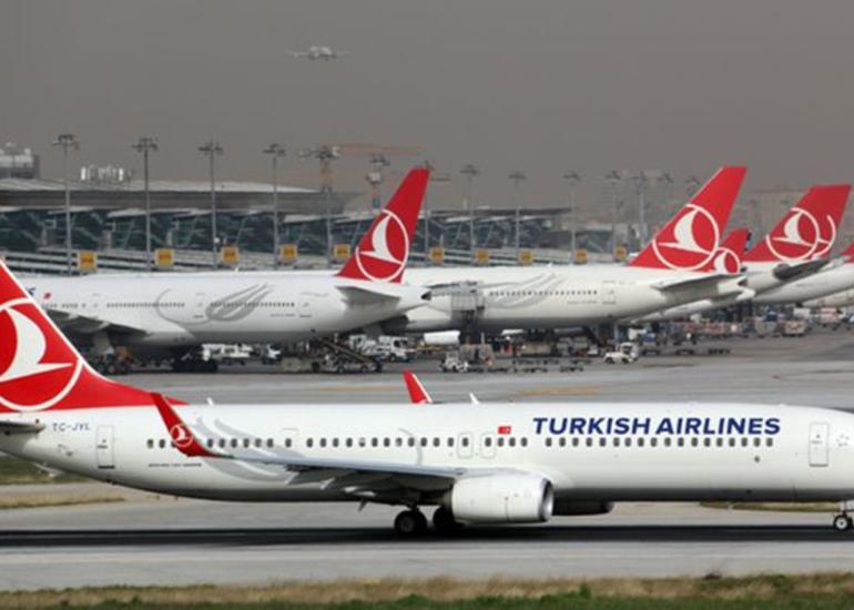Türk Hava Yolları daxili və xarici uçuşlarının 60 faizini bərpa edəcək