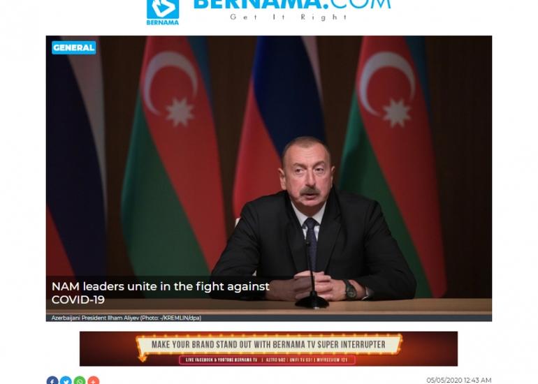 Dünyanın aparıcı KİV-ləri Qoşulmama Hərəkatının Təmas Qrupu formatında Zirvə görüşünü geniş işıqlandırır
