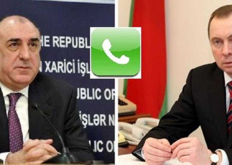 Azərbaycan və Belarus XİN başçıları arasında telefon danışığı olub