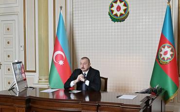 Prezident İlham Əliyevlə CISCO şirkətinin rəhbərləri arasında videokonfrans keçirilib