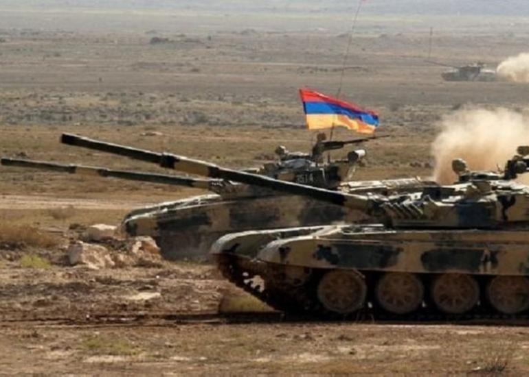Ermənilər işğal etdikləri Azərbaycan ərazilərində hərbi təlimlər keçirir
