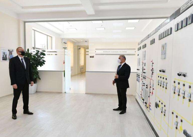 “Tərtər” elektrik yarımstansiyası yenidənqurmadan sonra istismara verilib