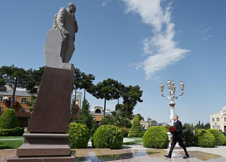Prezident İlham Əliyev Ağcabədi rayonuna səfər edib