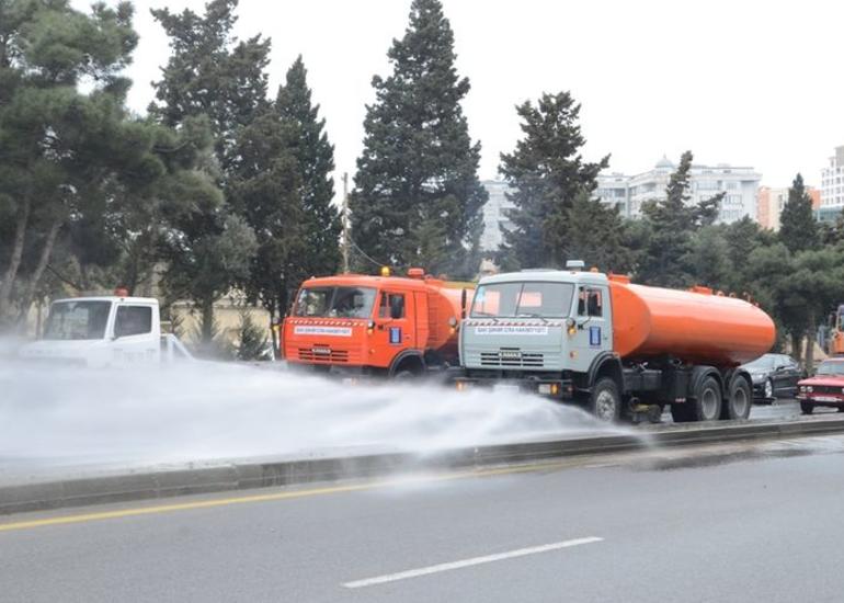 İyunun 21-i Bakıda gücləndirilmiş dezinfeksiya işləri aparılacaq