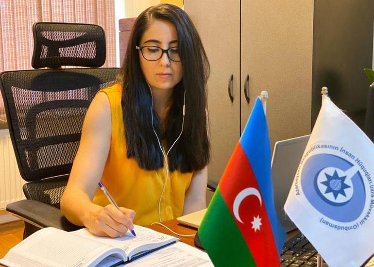 Ombudsman Aparatının əməkdaşları Ümumdünya Qaçqınlar Gününə həsr edilmiş onlayn beynəlxalq tədbirdə iştirak ediblər