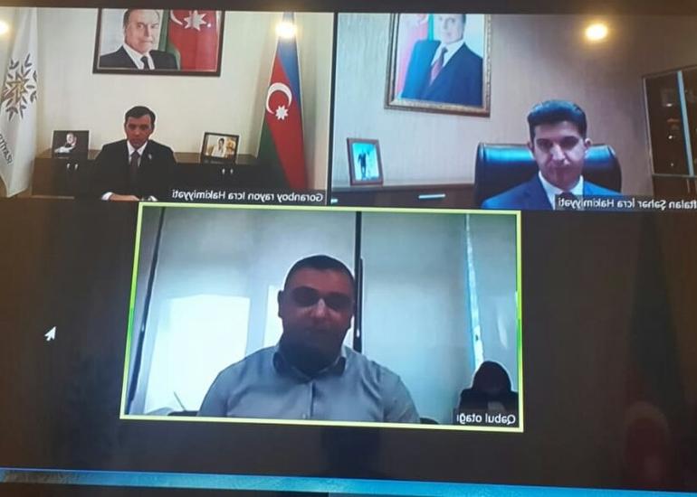 Naftalanda vətəndaşların müraciəti onlayn qaydada dinlənilib