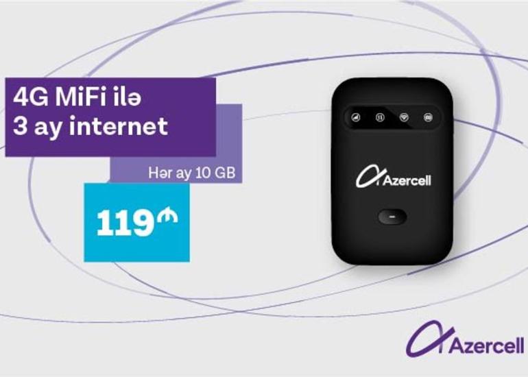 "Azercell" 4G MiFi kampaniyasına start verib