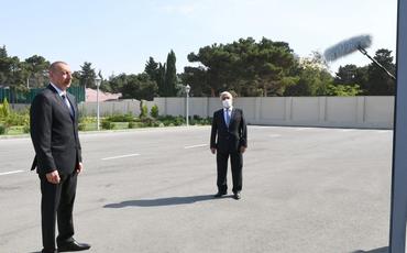 Prezident İlham Əliyev Bakıda yarımstansiyasının açılışında iştirak edib