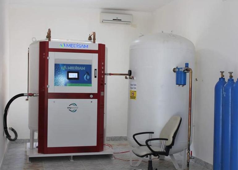 Tədris Terapevtik Klinikasında COVID-19-un müalicəsində əhəmiyyətli olan oksigen generatoru işə salınıb