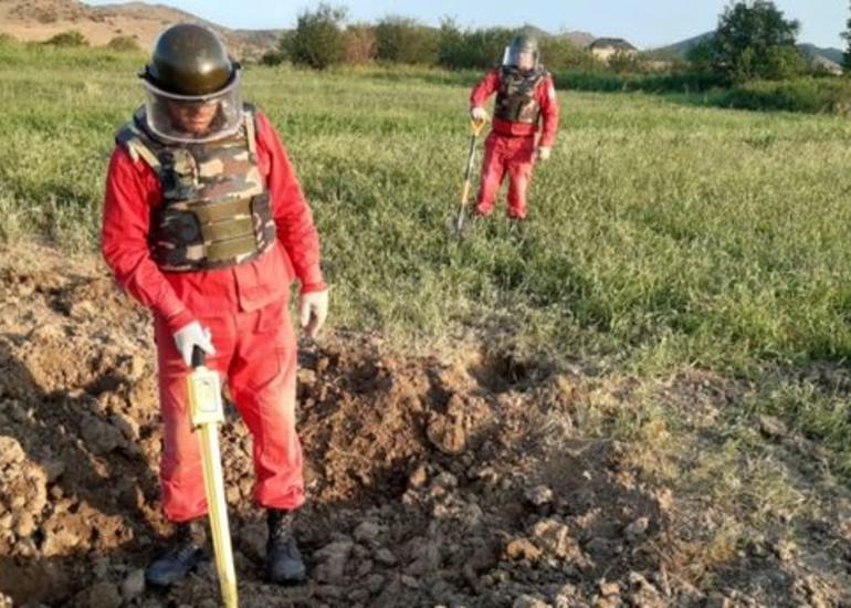 Tovuzda top mərmisi aşkar olunub - FOTO