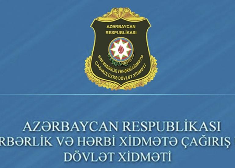 Səfərbərlik və Hərbi Xidmətə Çağırış üzrə Dövlət Xidmətində 55 mindən çox vətəndaş qeydiyyata alınıb