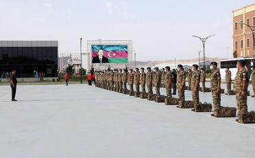 Azərbaycan sülhməramlılarının bir qrupu Əfqanıstana yola salınıb (FOTO)