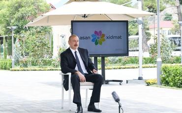 Prezident İlham Əliyev Balakən regional “ASAN xidmət” mərkəzinin açılışında iştirak edib
